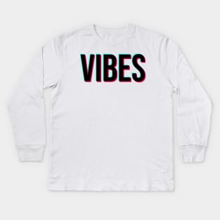 TikTok Vibes Kids Long Sleeve T-Shirt